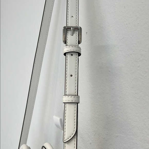 Michael Kors | “Maple” Optic White Large Leather Satchel w/Small Studs 🤍 - Picture 8 of 14